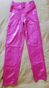 Leggings shiny stretchy pants 10 - 12 y o girl