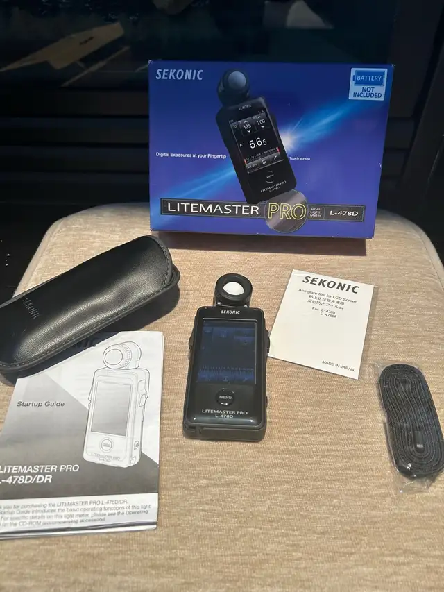 used Sekonic LITEMASTER PRO L-478D light meter.Still in original in Cameras & Camcorders in Markham / York Region - Image 5