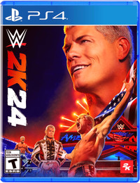 WWE 2K24 PS5, PS4 or XBOX - Standard Cody Rhodes Edition - NEW!!