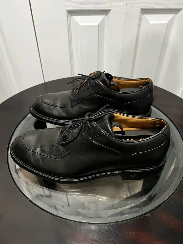 Callaway Tour Men's Sz 9 Lace Up Black Leather Golf Shoes in Men's Shoes in Cape Breton - Image 7