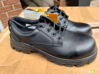 Terra F2413-1 SAFETY SHOES, LACE-UP, BLACK LEATHER