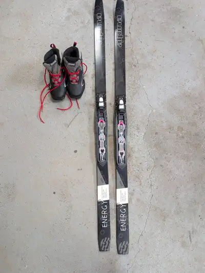 Kids cross country skis and boots, View more