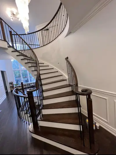 Hardwood refinish, View more