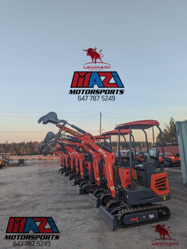 Landward 1.2Ton Kubota Mini Excavator Hydro Thumb Expandable in Other in Peterborough - Image 4