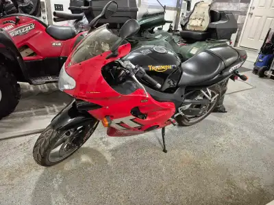 Selling my 2000 Triumph TT600, has approx 31,000 km, works great. Asking $2700.