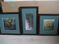 STEPHEN LYMAN-WILDFLOWER SUITE 4 PCE SET FRAMED LIMITED EDITIONS