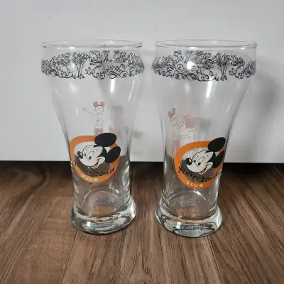 Mickey Mouse Club Soda Shop Glasses (2010) $12 ea., View more