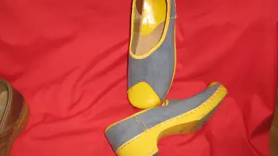 ** Vintage 80's Women's Clogs  and Men's Footwear**, View more
