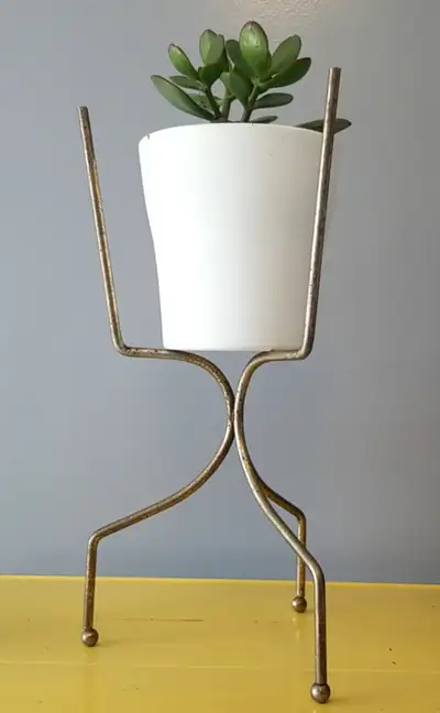 Mid century modern plant stand, View more