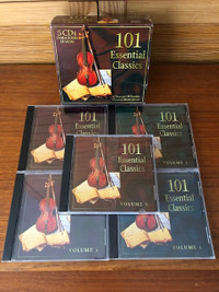 101 Essential Classics 5 CDs Various Classical Beethoven Mozart