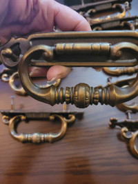 Brass handles