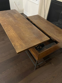 West elm coffee table with storage 