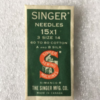 Vintage SINGER Needles Envelope