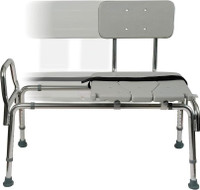 DMI Sliding Transfer Bench Shower Chair