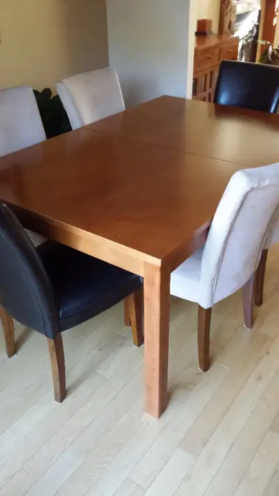 Table de cuisine en bois de merisier, View more