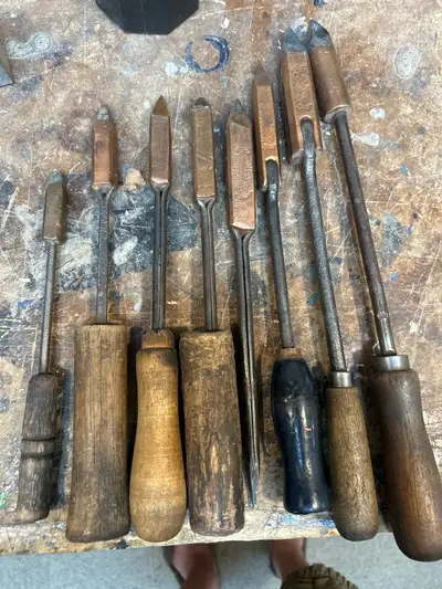 antique copper soldering irons, View more