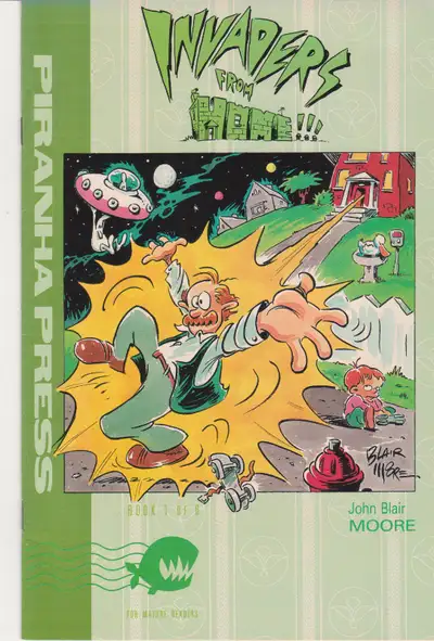 Piranha Press Comics - Invaders From Home #1 - John Blair Moore, View more