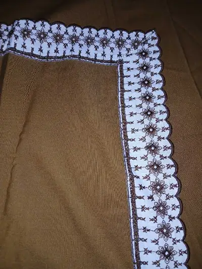 chocolate tablecloth..5.5ft x 7ft, View more