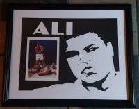 MUHAMAD ALI hand signed photo FRAMED Certificate of Authenticity