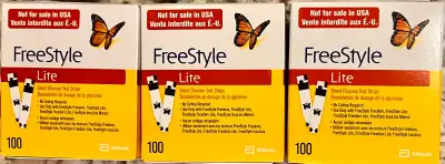 NEW FreeStyle Lite BG Test Strips — 100 Count (Exp. 10-2027), View more
