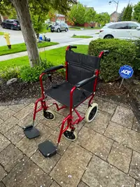 Transport wheelchair delivery available 
