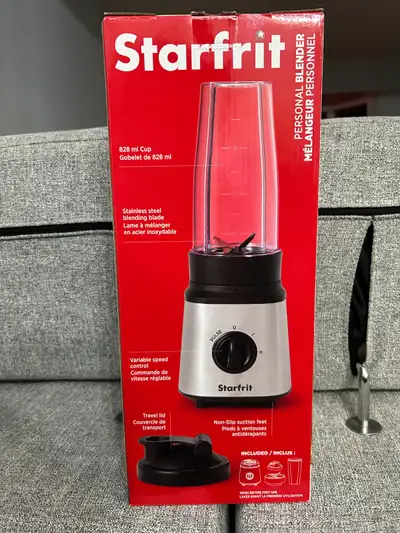 NEW SEALED Starfrit Blender 4-Piece Set, 300W, for smoothies, View more