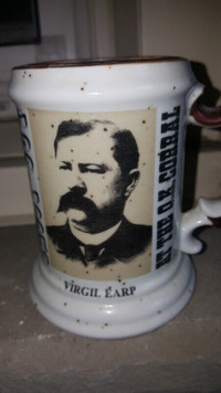 Vintage Virgil Earp Glass Shaving Mug ...Japan