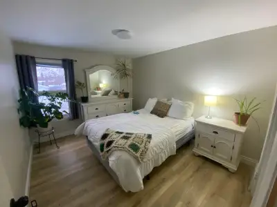 Furnished room for rent in 4 bedroom, 2 bathroom home. Only myself and my husky currently living her...