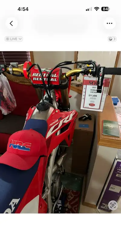 Brand new 2023 Honda CRF 450r 50th Anniversary Edition, for Sale. Spent over $14’500, I purchased it...