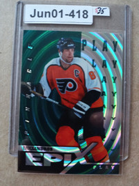 1997-98 Pinnacle EPIX PLAY Emerald Eric Lindros E13 Philadelphia