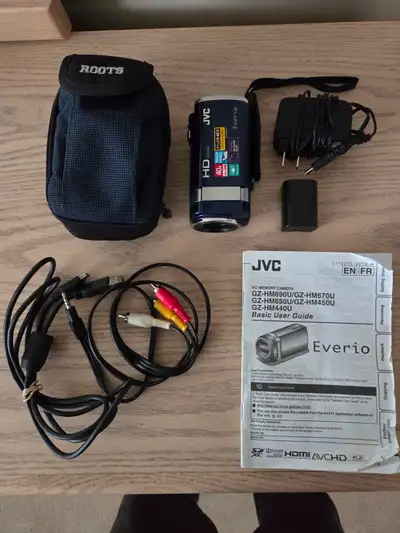 JVC EVERIO Full HD Video camera GZ-HM440AV, View more