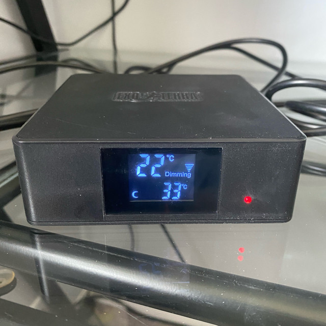 Exo Terra Thermostat with Day and Night Timer for Reptile Terrar in Other in Calgary