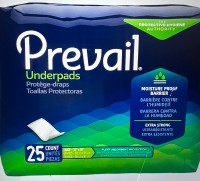 PERVAIL UNDERPADS  SUPER ABSORBENT ADULT PADS, 50 PADS $45
