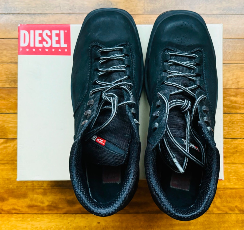 Diesel, [SUPERBES] Bottes noires "Diesel" [NEW] ! Taille: 11 (US)