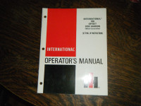 International 780 offset Disk Harrow  Operators Manual