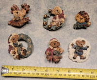 Boyd's Bears pins (5) and fridge magnet (1)