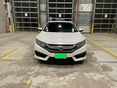 2017 Honda Civic EX White 4DR Sedan Clean Title