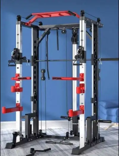 Squat rack and smith machine - NEW in box, View more
