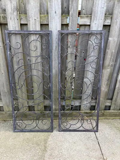 Decorative Wrought Iron Wall Panels - Trellis, View more