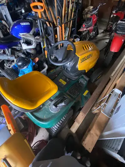 Yard Man 15.5 hp riding lawn mower 42 inch deck, View more