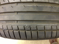 1 x 275/35/19 CONTINENTAL extreme DW tire 85% tread left good co