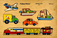 Vintage 1975. Collection Puzzle en bois FISHER PRICE #508