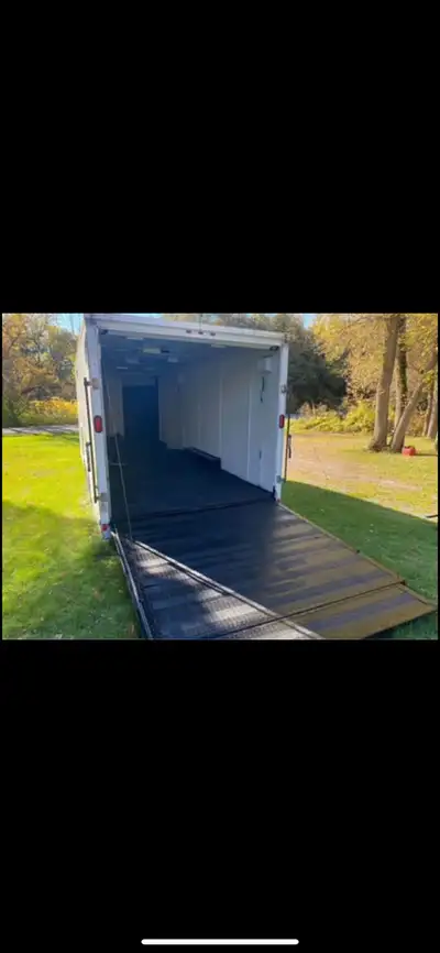 2012 20’ enclosed plus v nose ramp. 8.5’ wide 7.5’ tall 50 amp service interior and exterior plugs D...