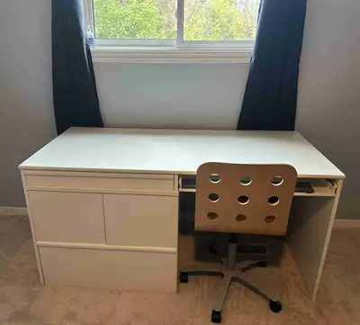 IKEA office desk / chair, View more