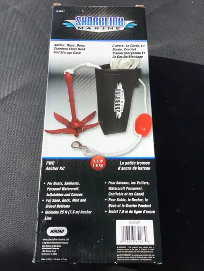 I'm selling a brand new Shoreline Marine PWC Anchor Kit, perfect for boats, sailboats, personal wate...