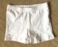 Place Shorts Size S/P 5-6Y White Jersey Shorts Girls