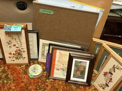 Framed Pressed Flower Artwork Collection - BidRush Lot 162, View more