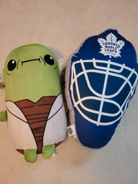 Maple Leafs and Star Wars Pillows