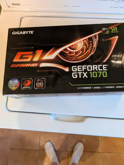 GIGABYTE GV-N1070G1 GAMING-8GD GeForce GTX 1070 , View more