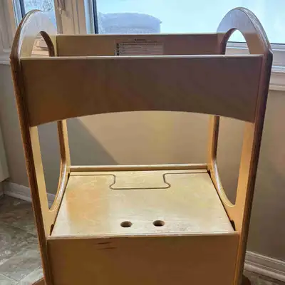 Little Partners Kitchen Helper/Learning tower. Adjustable-height and designed to raise little ones u...